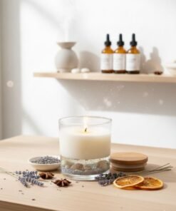 Vela Artesanal Aromática con Agua